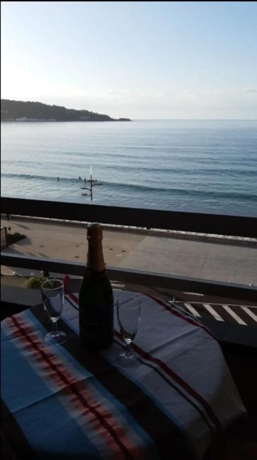 Splendide T2 Face A La Mer, Terrasse, Wifi Hendaye Eksteriør bilde
