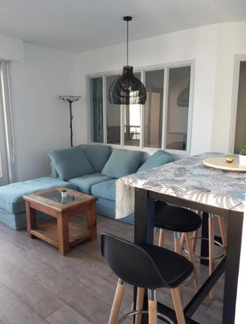 Splendide T2 Face A La Mer, Terrasse, Wifi Hendaye Eksteriør bilde